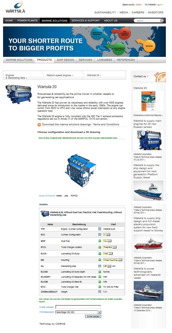 MISUMI VONA新网页上线 – 借助在线CAD产品配置器通过订购码进行搜索并快速生成CAD模型