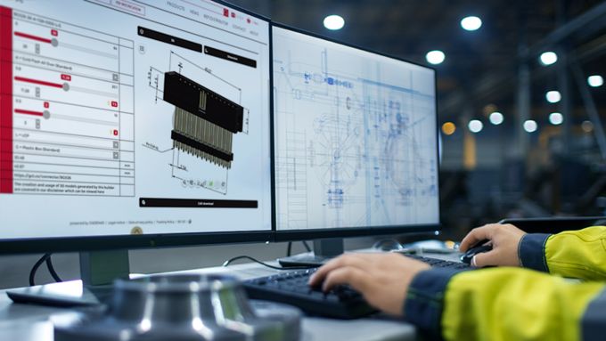 Engineers get the exact GCT 3D connector model in seconds